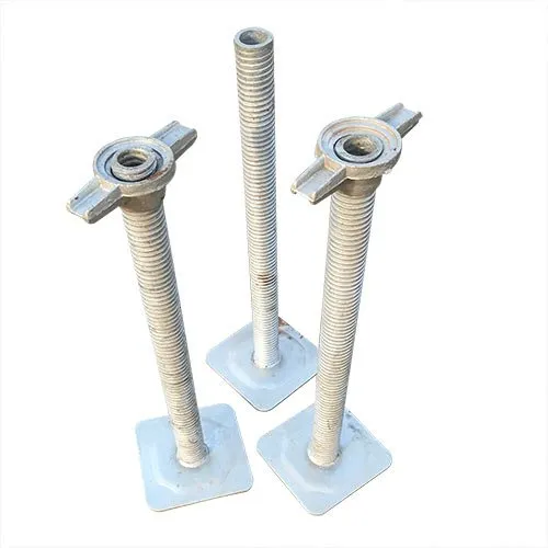 Three base jacks with cast jack nuts