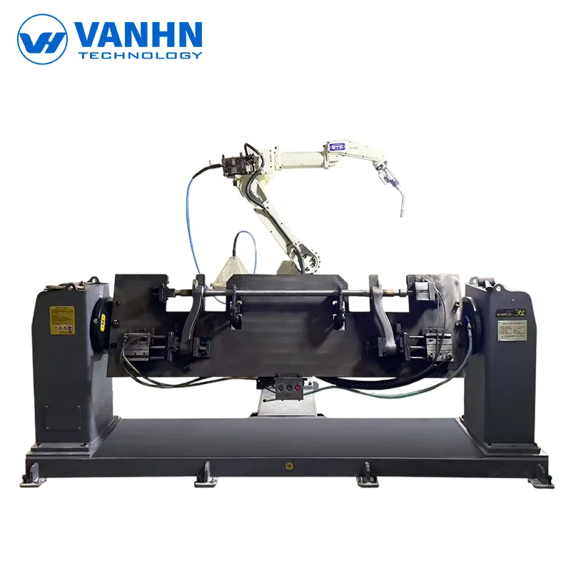 Robotic welding arm with positioner